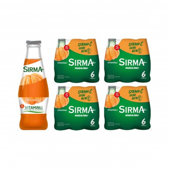 Sırma Soda 200CC B+ Mandalina 24'lü