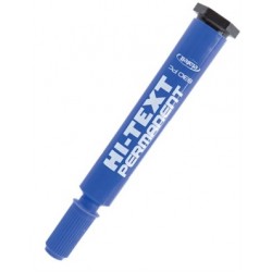 Hi-Text Permanent Markör Kesik Uç 830PC Mavi