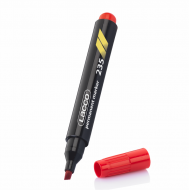 Lacco Permanent Markör - Kesik Uç - Kırmızı