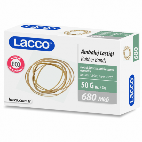 Lacco Ambalaj Lastiği - Mini - 50 Gr. %100 Kauçuk