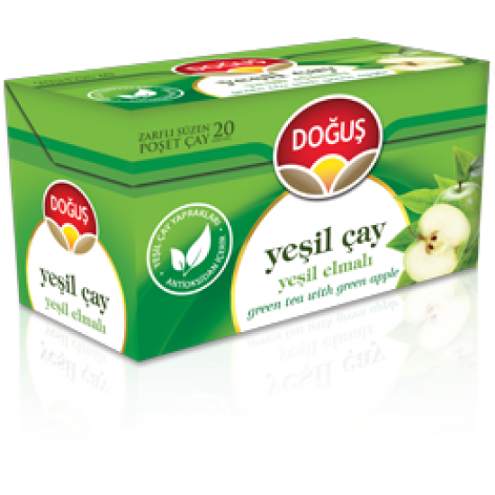 Doğuş Yeşil Çay Yeşil Elmalı 20 li Paket